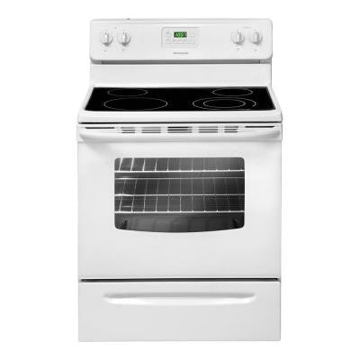 30 in. 4.8 cu. ft. Electric Range in White