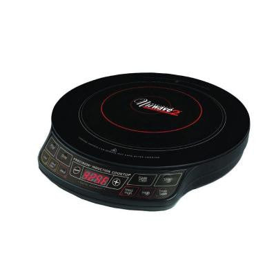Precision Induction Cooker with Pan in Black