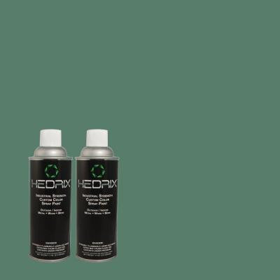 11 oz. Match of 2B53-6 Dark Teal Semi-Gloss Custom Spray Paint (2-Pack)