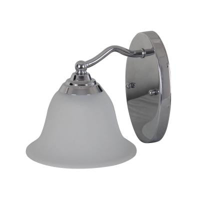 1-Light Chrome Plated Sconce