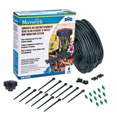 Maverick 2 GPH 12-Outlet Drip Manifold Kit