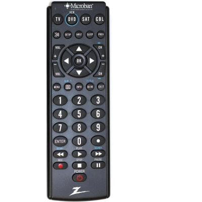 4-Device Big Button Remote Control - Microban