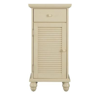Cottage 17 in. W x 35 in. H Floor Cabinet in Antique White