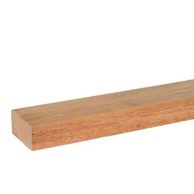 1 in. x 2 in. x 6 ft. S4S Mahogany Board