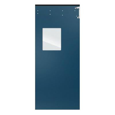 Optima 1/4 in. x 48 in. x 96 in. Single-Ply Blue Impact Door