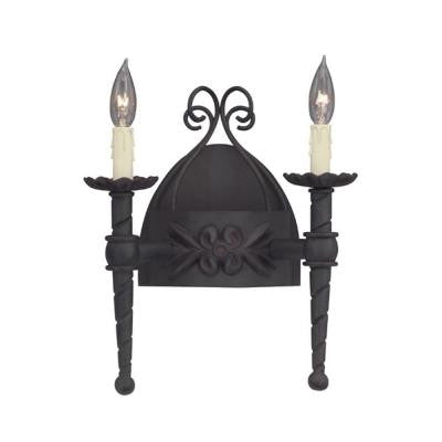 Florence 2-Light Natural Iron Wall Sconce
