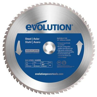 12 in. 60-Teeth Mild Steel Cutting Saw Blade
