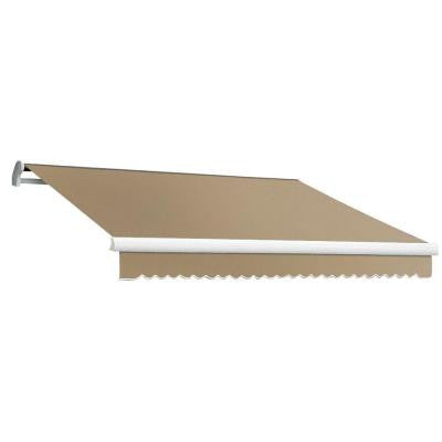 8 ft. MAUI EX Model Manual Retractable Awning (84 in. Projection) in Tan