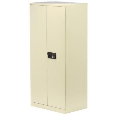 36 in. W x 78 in. H x 24 in. D Freestanding Steel Cabinet in Putty