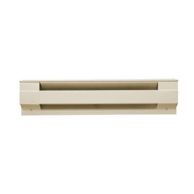 24 in. 350-Watt 240/208-Volt Electric Baseboard Heater in Almond