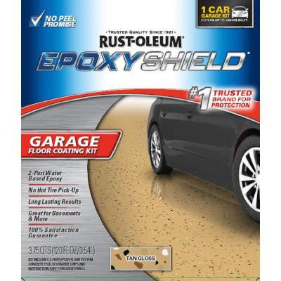 120 oz. Tan High-Gloss Low VOC One Car Garage Floor Kit (2-Pack)
