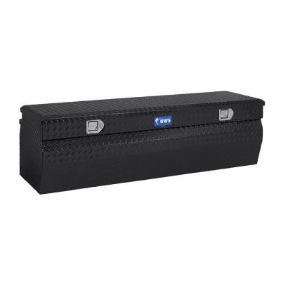 55 in. Aluminum Black Chest Box with Wedge