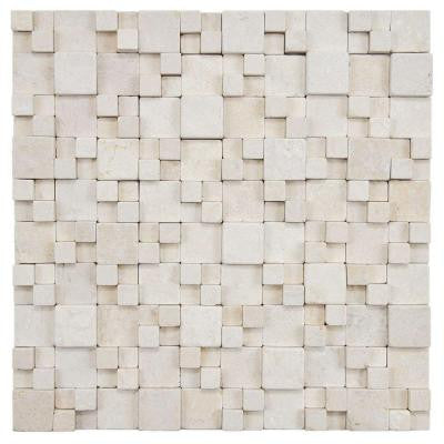 Griselda Gaodi Kimpi 12 in. x 12 in. x 12 mm Natural Stone Mosaic Wall Tile