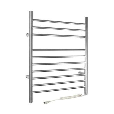 Infinity 10-Bar Electric Towel Warmer in Brushed Stainless Steel