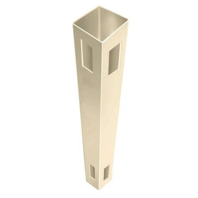 0.135 in. x 5 in. x 8.5 ft. Sand Vinyl Corner Fence Post