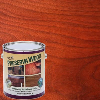 1 gal. Oil-Based Pacific Redwood Penetrating Stain and Sealer