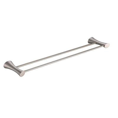 8000 Series 24 in. Double Towel Bar in Brushed Nickel