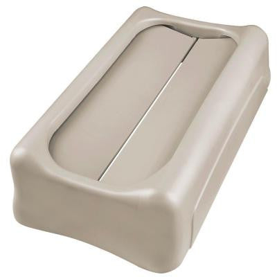 Slim Jim Beige Trash Can Swing Top Lid