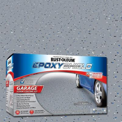 1 gal. Gray High-Gloss 1-Car Garage Floor Kit (2-Pack)