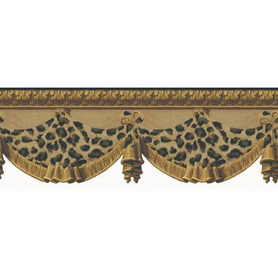 10.5 in. x 15 ft. Metallic Drapery Swag Border