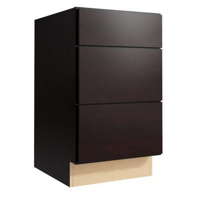 Fiske 18 in. W x 31 in. H Vanity Cabinet Only in Coffee