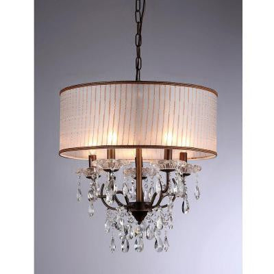 Scott 6-Light Antique Bronze Chandelier