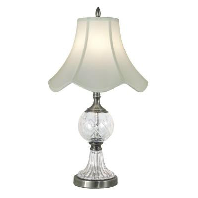 22.75 in. Hudson Antique Pewter Table Lamp