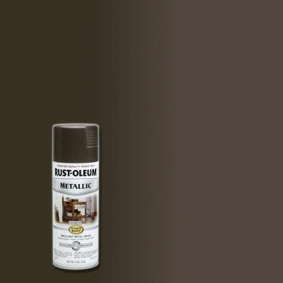 11 oz. Dark Bronze Bright Coat Metallic Spray Paint (6-Pack)