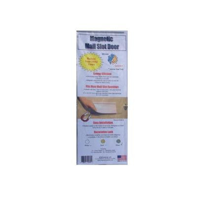 Magnetic Mail Slot Cover in Silver