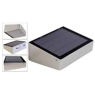 180° Solar Powered 53 LED Outdoor Compact Self-Contained for Entrances, Patios, Walkways, Dusk to Dawn Lighting