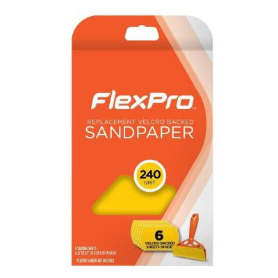 240 Grit Replacement Sandpaper (6-Pack)