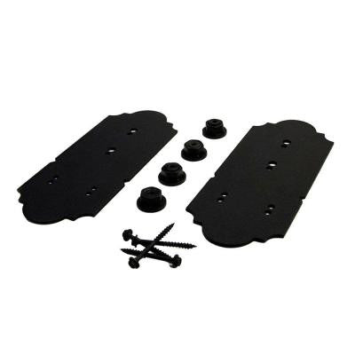 12-1/2 in. x 5 in. Laredo Sunset Black Galvanized Steel Flush Post to Beam Connector (2-Piece/Box)