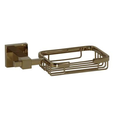Jordyn Wall-Mounted Soap Dish in Polished Brass