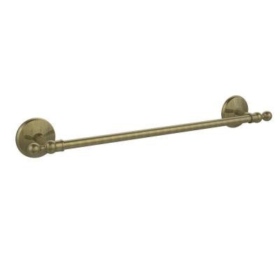 Monte Carlo Collection 36 in. Towel Bar in Antique Brass