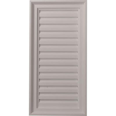 2 in. x 15 in. x 30 in. Decorative Vertical Gable Louver Vent