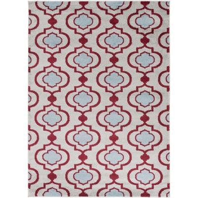 Habikino Cherry 9 ft. 3 in. x 12 ft. 6 in. Indoor Area Rug