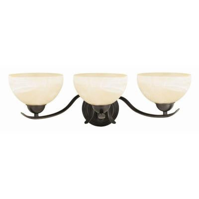 Trevie 3-Light Oil-Rubbed Bronze Vanity Light