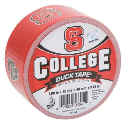 College 1-7/8 in. x 30 ft. NC State Duct Tape (6-Pack)