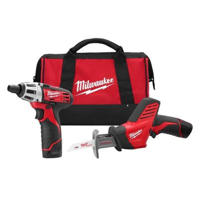 M12 12-Volt Lithium-Ion Cordless Screwdriver/Hackzall Combo Kit (2-Tool)