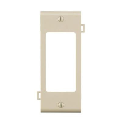 Sectional 1 Gang Center Decora Nylon Wall Plate - Light Almond