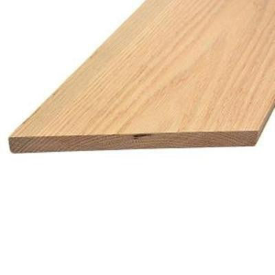 1 in. x 10 in. x Random Length S4S Oak Board