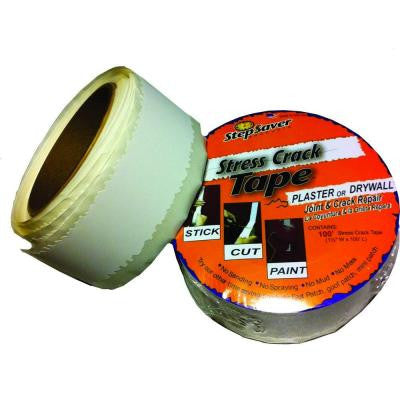 100 ft. x 1-1/2 in. Self-Adhesive Stress Crack Tape Roll (10-Pack)
