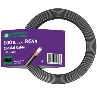 100 ft. RG59 Coaxial CCTV Security Cable