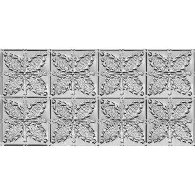 2 ft. x 4 ft. Nail-up/Direct Application Tin Ceiling Tile in Bare Steel (24 sq. ft. / case)