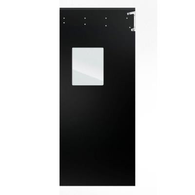 Optima 1/4 in. x 48 in. x 96 in. Single-Ply Black Impact Door