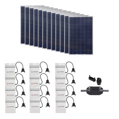 3,180-Watt Expandable Poly-Crystalline PV Grid-Tied Solar Power Kit
