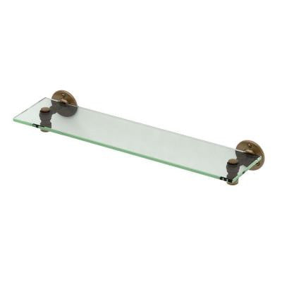 Cafe 20.13 in. W Glass Shelf in Bronze