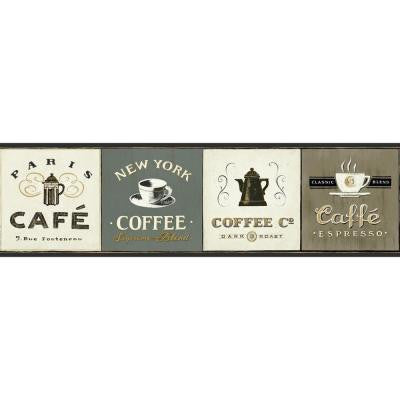 6.75 in. American Classics Coffee Signs Border