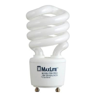 60W Equivalent Soft White (2700K) Spiral CFL Light Bulb