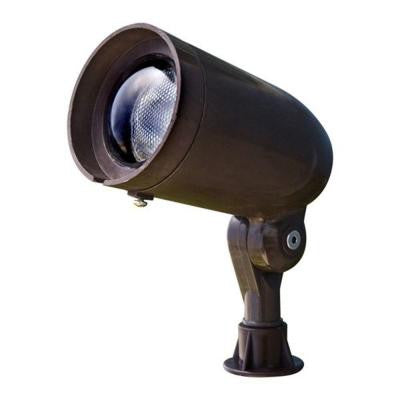 Skive 1-Light Bronze Outdoor Directional Spot Light